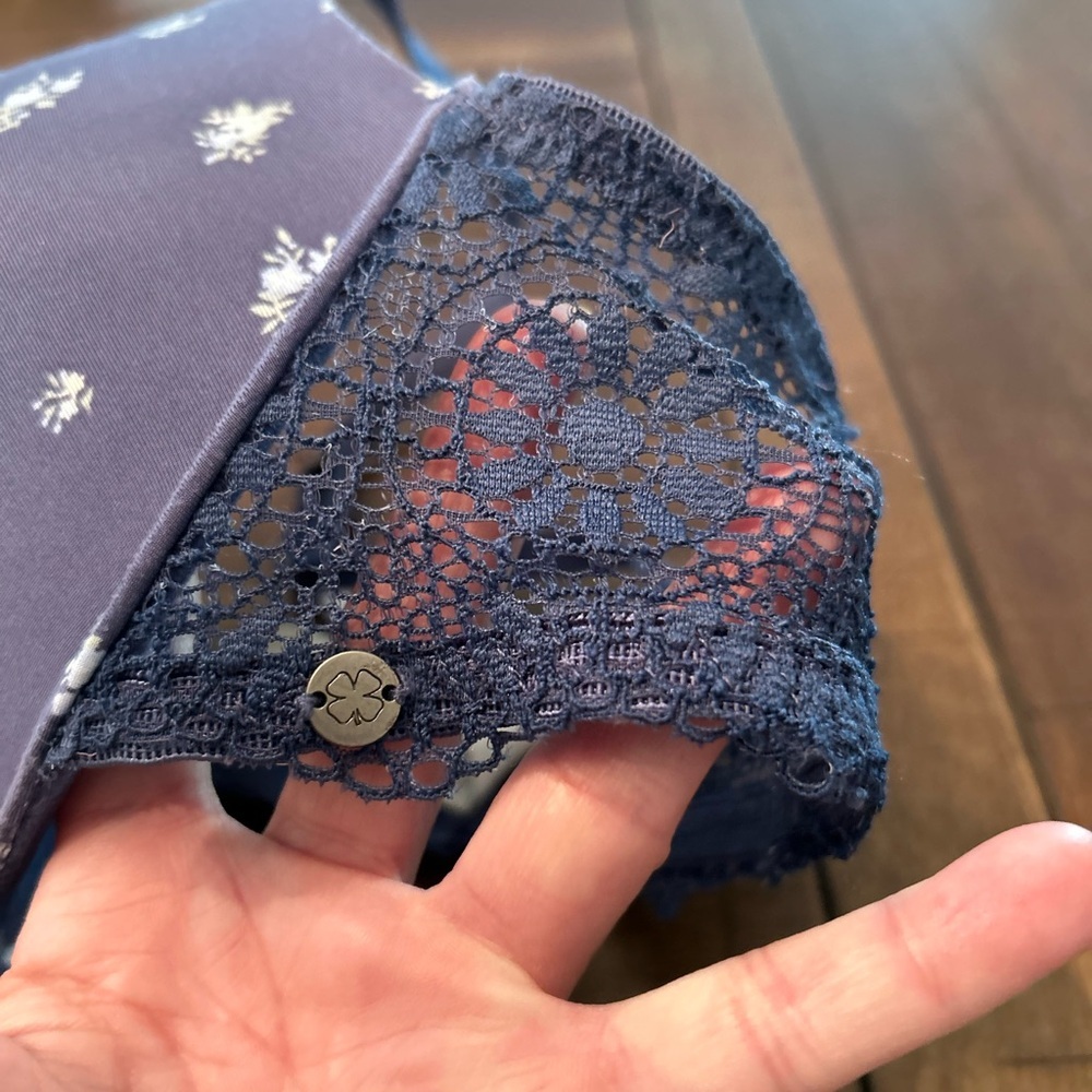 Lucky Brand Blue Bra Size 38C - EUC - Picture 10 of 11